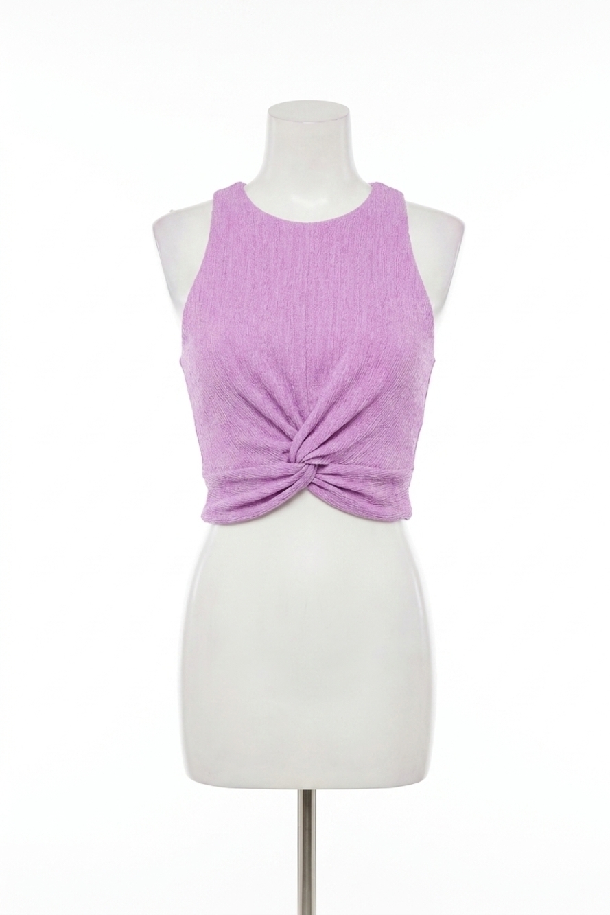 NEW MINKPINK unity ring textured tank and pant set in lilac